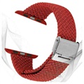 Apple Watch Series Ultra 2/Ultra/9/8/SE (2022)/7/SE/6/5/4/3/2/1 Strikket Klokkereim - 49mm/45mm/44mm/42mm - Rød
