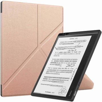 Kobo Elipsa 2E Origami Stand Folio-etui - Roségull