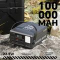 Konfulon A45Q Powerbank 100000mAh - 22.5W hurtiglading - grå