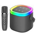 Konfulon F27 Bluetooth-karaokehøyttaler med mikrofon