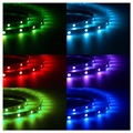 Ksix Colored RGB LED Strip med Fjernkontroll - 2x5m