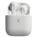 Ksix TWS Active Noise Cancelling Øretelefoner - Bluetooth 5.0 - Hvit