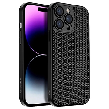 iPhone 15 Pro Max Kstdesign Icenets Series Plast Deksel - Svart