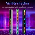L021 RGB-lys med musiksynkronisert rytme / stemningsbelysning - svart