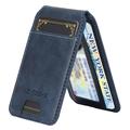 LC.IMEEKE RFID-blokkerende magnetisk kortholder med kickstand - blå