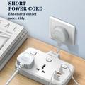 LDNIO SC2413 20W stikkontaktliste med 2 stikkontakter, 4 USB-porter og PD-hurtiglading