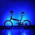 LEADBIKE A106 1 par batteridrevet sykkelrammelys med lyssterk, fargerik sykkelbaklykt LED sykkelhjullys (batteri ikke inkludert)