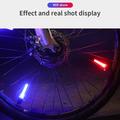 LEADBIKE LD58 lyse sykkelhjul eike lys vanntett kul LED sykkellampe dekorasjon fløyelslys - Blå