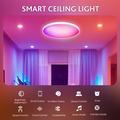 LED-taklampe justerbar 48W EU-kontakt Smart nattlampe for stue, seng, spisestue, hus - EU-kontakt