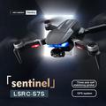 LSRC LSRC-S7S SENTINELS GPS 5G WIFI FPV 4K HD-kamera sammenleggbar RC-drone 3-akset kardan 28 minutters flytid Fjernstyrt børsteløst quadcopter-leketøy med 3 batterier