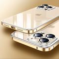 Luphie Antiriper iPhone 14 Pro Hybrid-deksel (Åpen Emballasje - Tilfredsstillende) - Gull