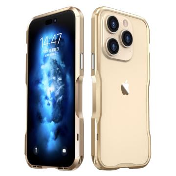 Luphie Safe Lock iPhone 14 Pro Max Metall Bumper - Gull