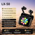 LX-50 True Wireless-øretelefoner med berøringsskjerm og ladeetui