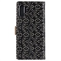 Lace Pattern Samsung Galaxy A32 5G/M32 5G Lommebok-deksel - Svart