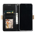 Lace Pattern iPhone 11 Pro Lommebok-deksel - Svart