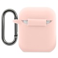 Lacoste AirPods / AirPods 2 Liquid Silikondeksel - Rosa