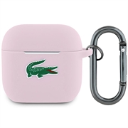 AirPods 4 Lacoste Croc Logo flytende silikonetui - Rosa