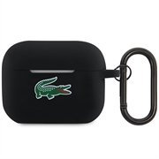 AirPods Pro 2 Lacoste Croc Logo flytende silikonetui - svart