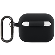 AirPods Pro 2 Lacoste Croc Logo flytende silikonetui - svart