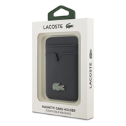 Lacoste Iconic Petit Pique magnetisk kortholder - MagSafe-kompatibel - marineblå