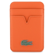 Lacoste Iconic Petit Pique magnetisk kortholder - MagSafe-kompatibel - Oransje