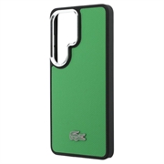Samsung Galaxy S26 Ultra Lacoste Iconic Petit Pique Metal Logo deksel - MagSafe-kompatibel - Grønn