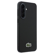Samsung Galaxy A37 Lacoste Iconic Petit Pique Woven Logo-deksel - svart