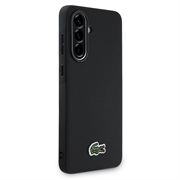 Samsung Galaxy A56 Lacoste Iconic Petit Pique Woven Logo-deksel - svart