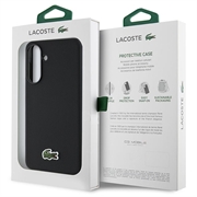 Samsung Galaxy A56 Lacoste Iconic Petit Pique Woven Logo-deksel - svart