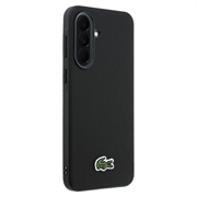 Samsung Galaxy A57 Lacoste Iconic Petit Pique Woven Logo-deksel - svart