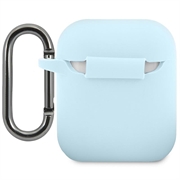AirPods/AirPods 2 Lacoste Liquid Silikondeksel - Blå