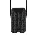 Lacoste PVC Blend Monogram telefonveske XL - Svart