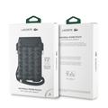 Lacoste PVC Blend Monogram telefonveske XL - Svart