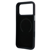 iPhone 18 Pro Max Lacoste PVC Petit Pique Preget MagSafe-deksel som dekker deler av kantene - Burgund