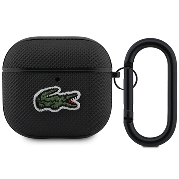 AirPods 4 Lacoste Petit Pique Croc Logo Patch-etui - svart