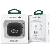 AirPods 4 Lacoste Petit Pique Croc Logo Patch-etui - svart