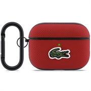 AirPods Pro 3 Lacoste Petit Pique Croc Logo Patch-etui - rød