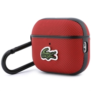 AirPods Pro 3 Lacoste Petit Pique Croc Logo Patch-etui - rød