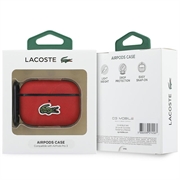 AirPods Pro 3 Lacoste Petit Pique Croc Logo Patch-etui - rød