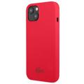 Lacoste iPhone 13 Liquid Silikondeksel - Rød