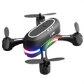 Lansenxi LS-NVO Rainbow Mini Drone med Fargerike LED og Dobbel Kamera
