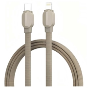 Ldnio LC211i flettet hurtigladekabel (USB-C til Lightning) - 1m, 30W - titangull