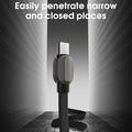 Ldnio LC212C flettet USB-C-kabel for hurtiglading - 2m, 65W - grå