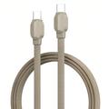 Ldnio LC212C flettet USB-C-hurtigladekabel - 2m, 65W - titangull