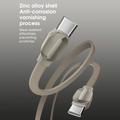 Ldnio LC212C flettet USB-C-hurtigladekabel - 2m, 65W - titangull