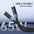 Ldnio LC241c PD USB-C-kabel - 65W/480Mbps dataoverføring - 2m
