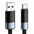 Ldnio LS242Q USB-A til USB-C-kabel med 100W hurtiglading - 2m - svart