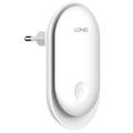 Ldnio Y1 LED-nattlampe med stikkontakt og automatisk sensor – 3500K – varmhvit
