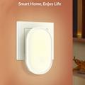 Ldnio Y1 LED-nattlampe med stikkontakt og automatisk sensor – 3500K – varmhvit