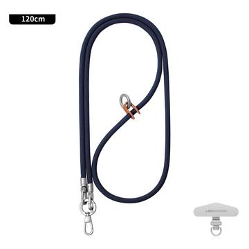 Leeu Design Stilig universell crossbody-telefonrem - 120cm, 6mm - marineblå